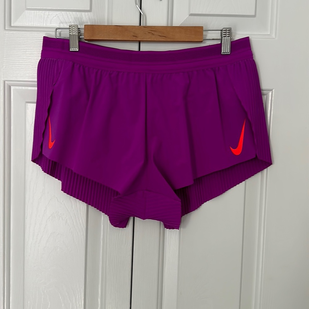 Nike Aero Swift Pleated Shorts - Fuchsia (L). NWOT!